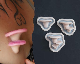 Dryad's Saddle Mushroom Silicone Prosthetics: Professional-Grade SFX Makeup for Halloween, LARP, and Cosplay - Latex-free