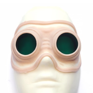 Steampunk Goggles / Silicone Prosthetics / Latex Free / Halloween Prosthetic / SFX Makeup / Cyberpunk / Alien Face