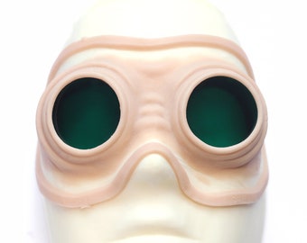 Steampunk Goggles / Silicone Prosthetics / Latex Free / Halloween Prosthetic / SFX Makeup / Cyberpunk / Alien Face