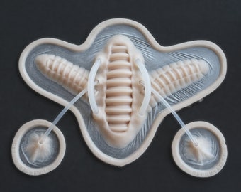 Cyborg Neck Piece Silicone Prosthetic: Professional-Grade SFX Makeup for Halloween, LARP, and Cosplay - Latex-Free