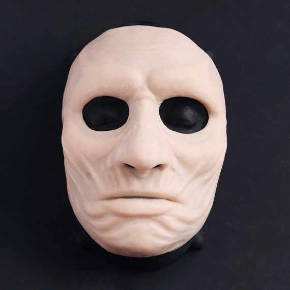 Ghoul Silicone Prosthetic Mask: Professional-Grade SFX Makeup for Halloween, LARP, and Cosplay - Latex-Free