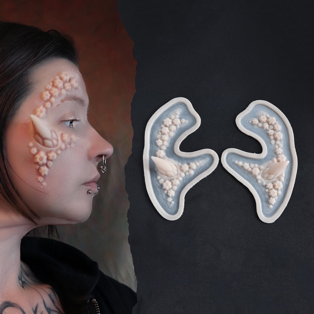 Barnacle Facial Silicone Prosthetic: Professional-grade Latex-free SFX ...