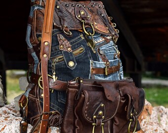 Denim Backpack - Etsy