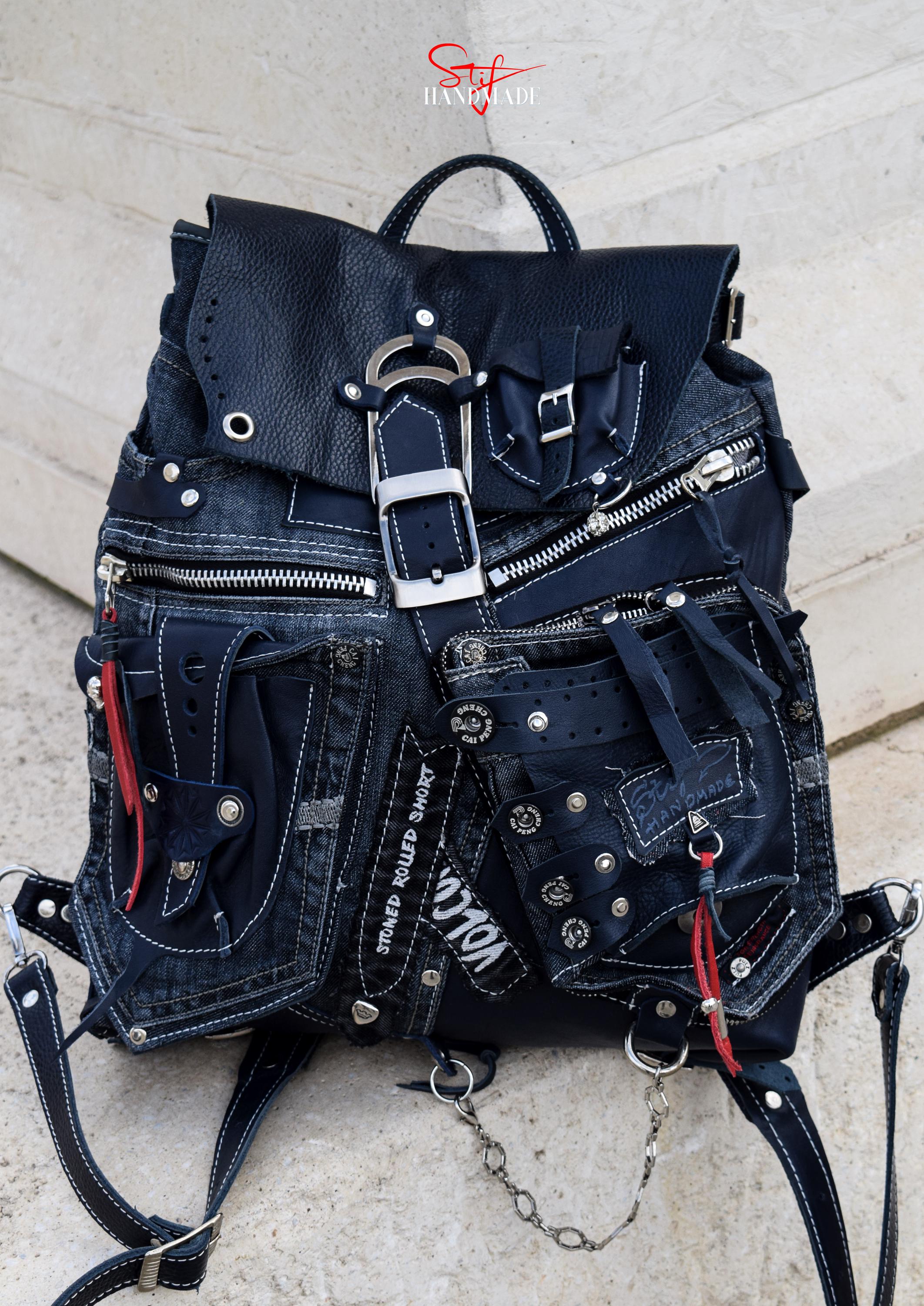 バッグ y2k grunge leather backpack BAG 2way y2k grunge leather backpack BAG