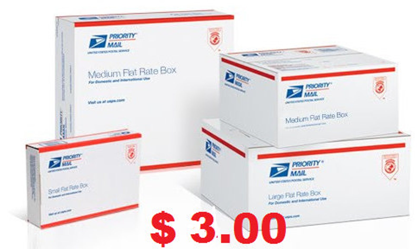 USPS shipping cartoon Hero. Priority mail® small Flat rate Box 5-3/8" x 8-5/8" x 1-5/8". T me usps boxing