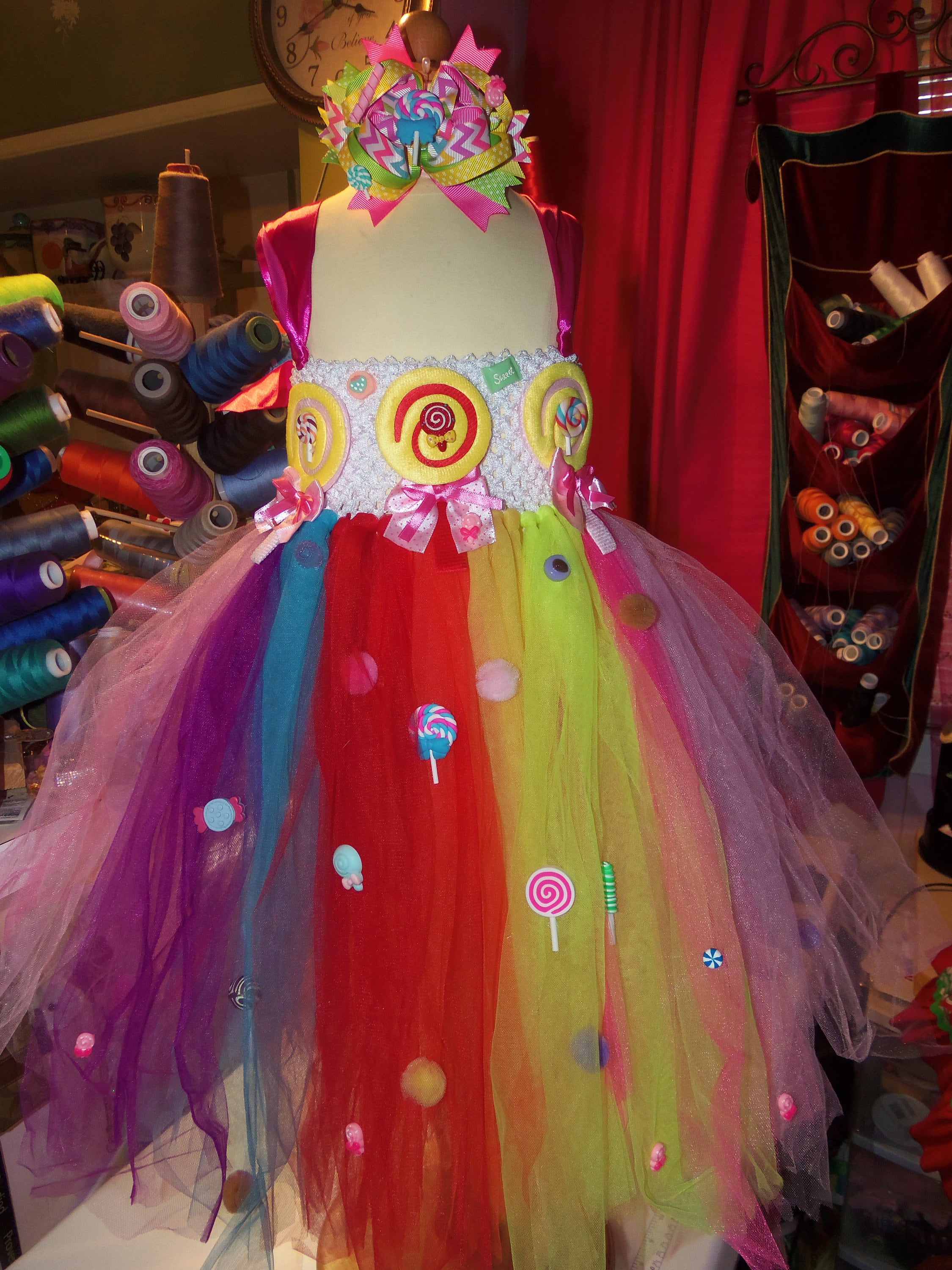 Candyland Dress Candyland Party Dress Candyland Birthday Etsy
