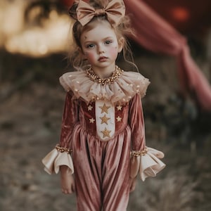 Zirkuskostüm, Karneval Party Outfit, Clown Outfit, Clown Geburtstagskostüm, Karneval Geburtstagsoutfit