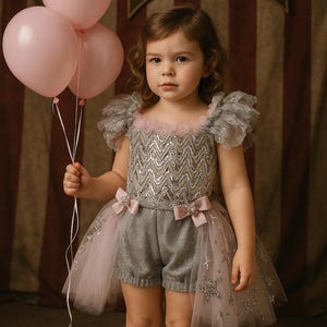Vintage Circus costume, Circus romper, carnival romper, Birthday Romper