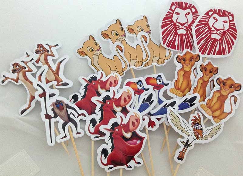 Lion King Simba Cupcake Toppers / Topper / Birthday / Theme / | Etsy