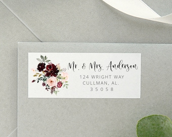 Etiqueta de dirección de devolución / Descarga instantánea / Etiquetas de dirección de bricolaje