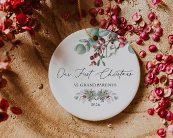 First Christmas as Grandparents Ornament