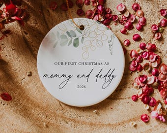 Our First Christmas as Mommy and Daddy