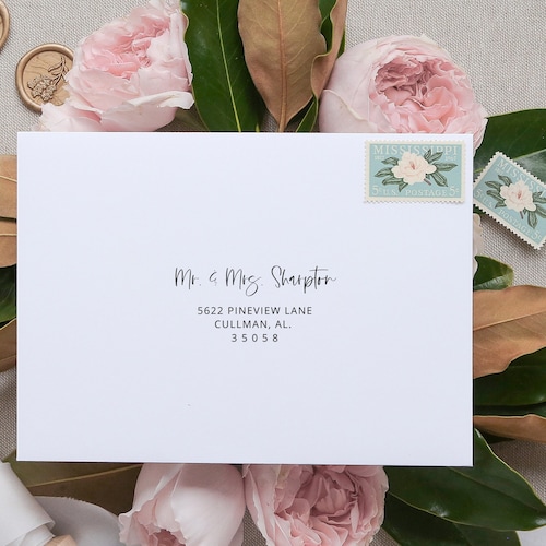 Guest Address Label Instant Download DIY Address Labels Etsy