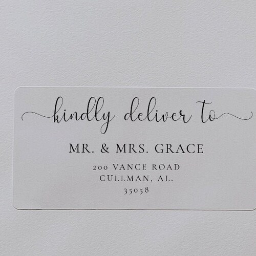 Guest Address Label Instant Download DIY Address Labels Etsy