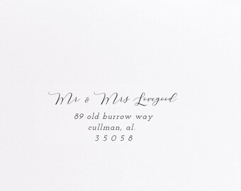 Diy Address Labels Etsy