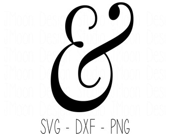 Ampersand | & | Cut File | SVG | Instant Download