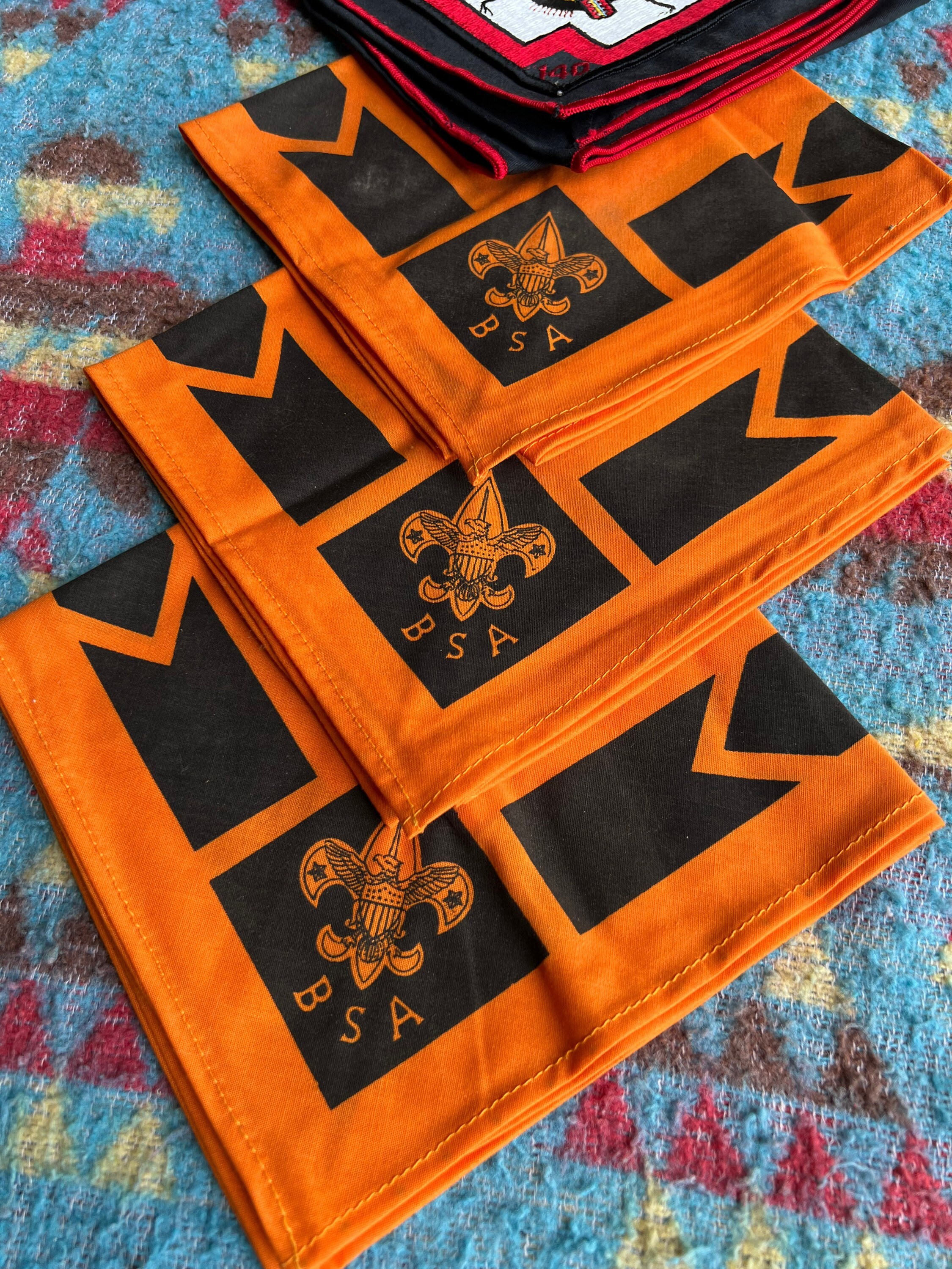Vintage Lot of 4 1960s BSA Boy Scout Neckerchiefs - Etsy