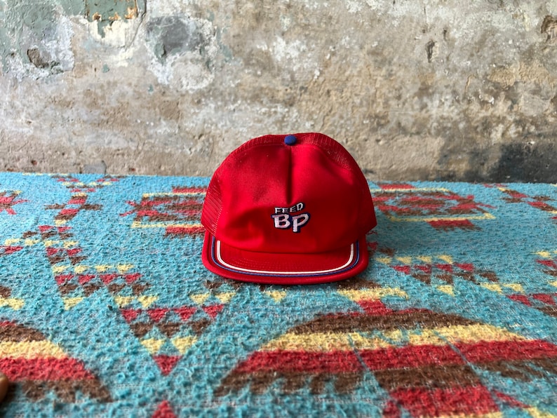 Vintage BP Feeds Snapback Farm Hat image 1