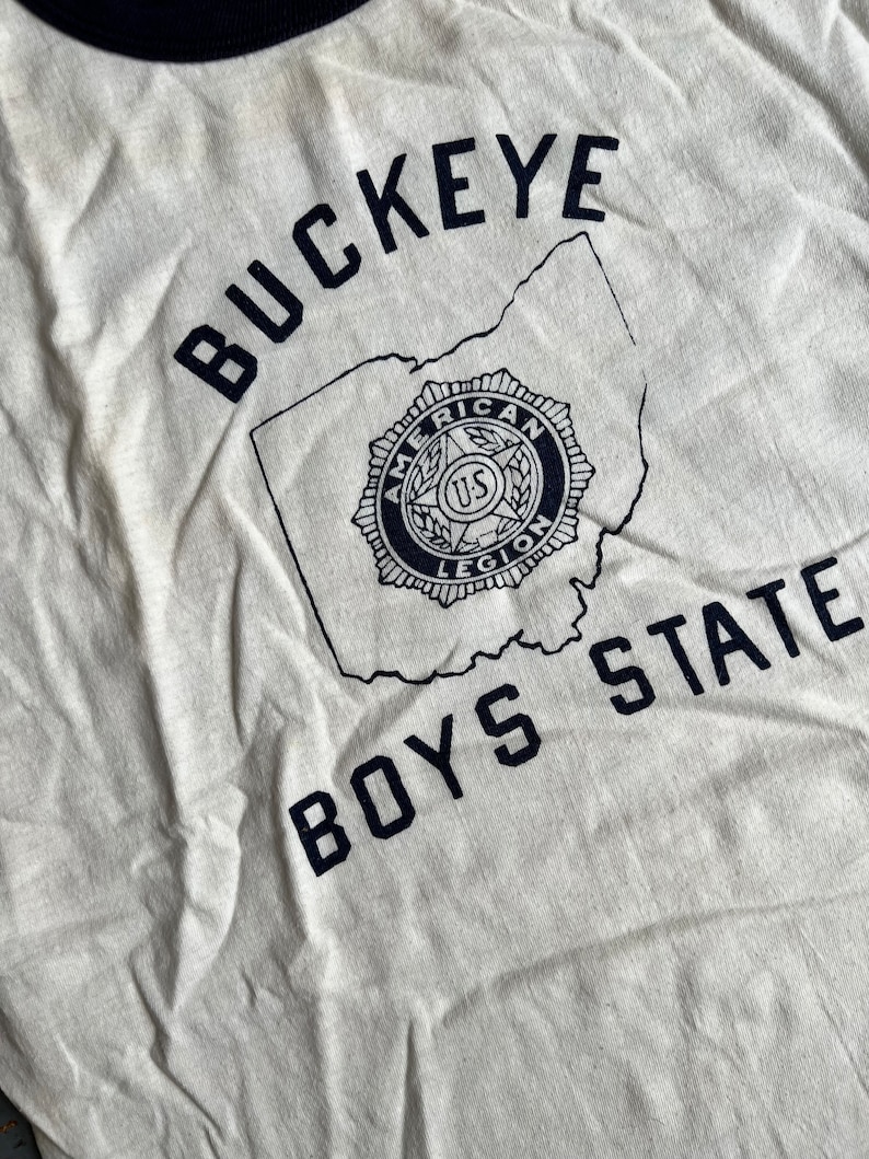 Vintage 1970s Ohio American Legion Boys State Shirt image 3