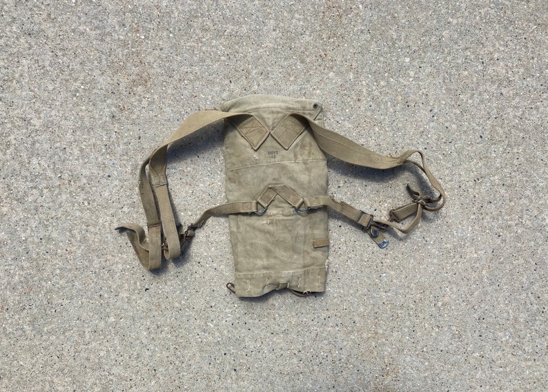 Vintage WW2 Canvas Boyt Mfg Ammo Tote 1942 Americana Etsy