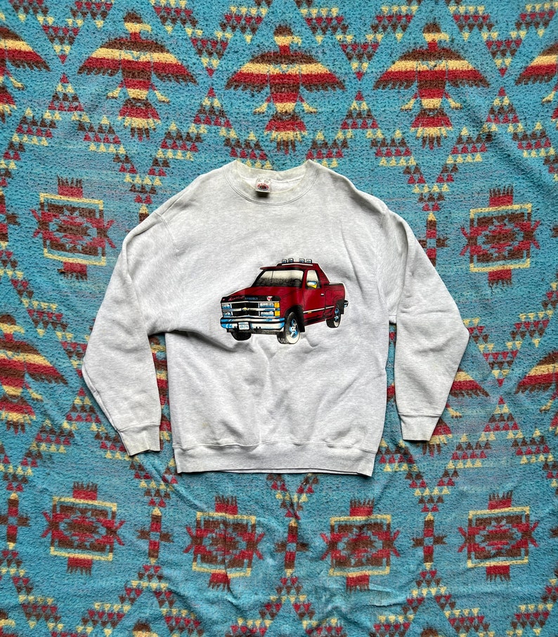 Vintage 90s FOTL Chevy Truck Sweatshirt image 1
