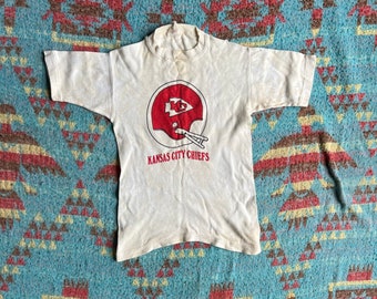 Vintage 1960s Kansas City Chiefs AFL Kids Shirt