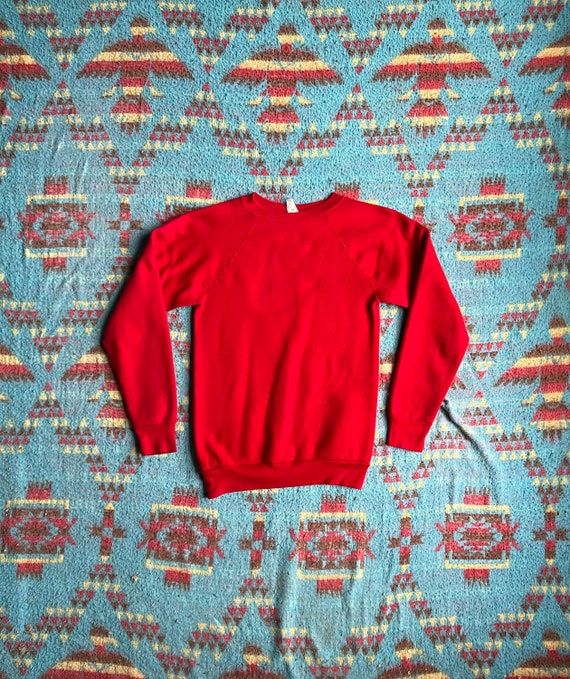 Vintage 70s Discus Athletic Raglan Sweatshirt
