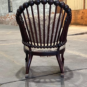 Antique Wood Lollipop Rocking Chair - Etsy