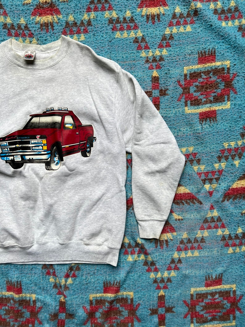 Vintage 90s FOTL Chevy Truck Sweatshirt image 2