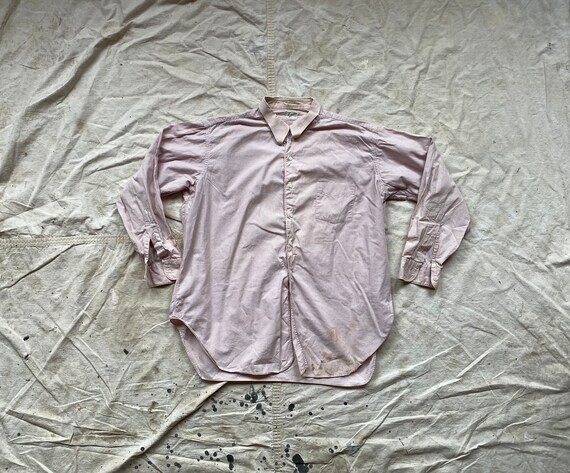 Vintage 1940s Manhatten Chambray Button Up Shirt