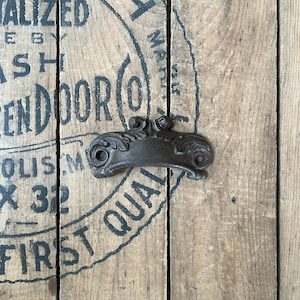 Antique Cast Iron Drawer Pull Architectural Salvage