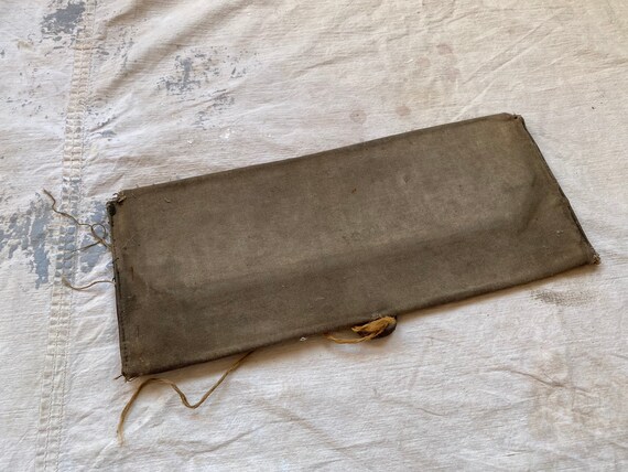 Pair of Rustic Canvas C&NW RR Memorandum Messenge… - image 3