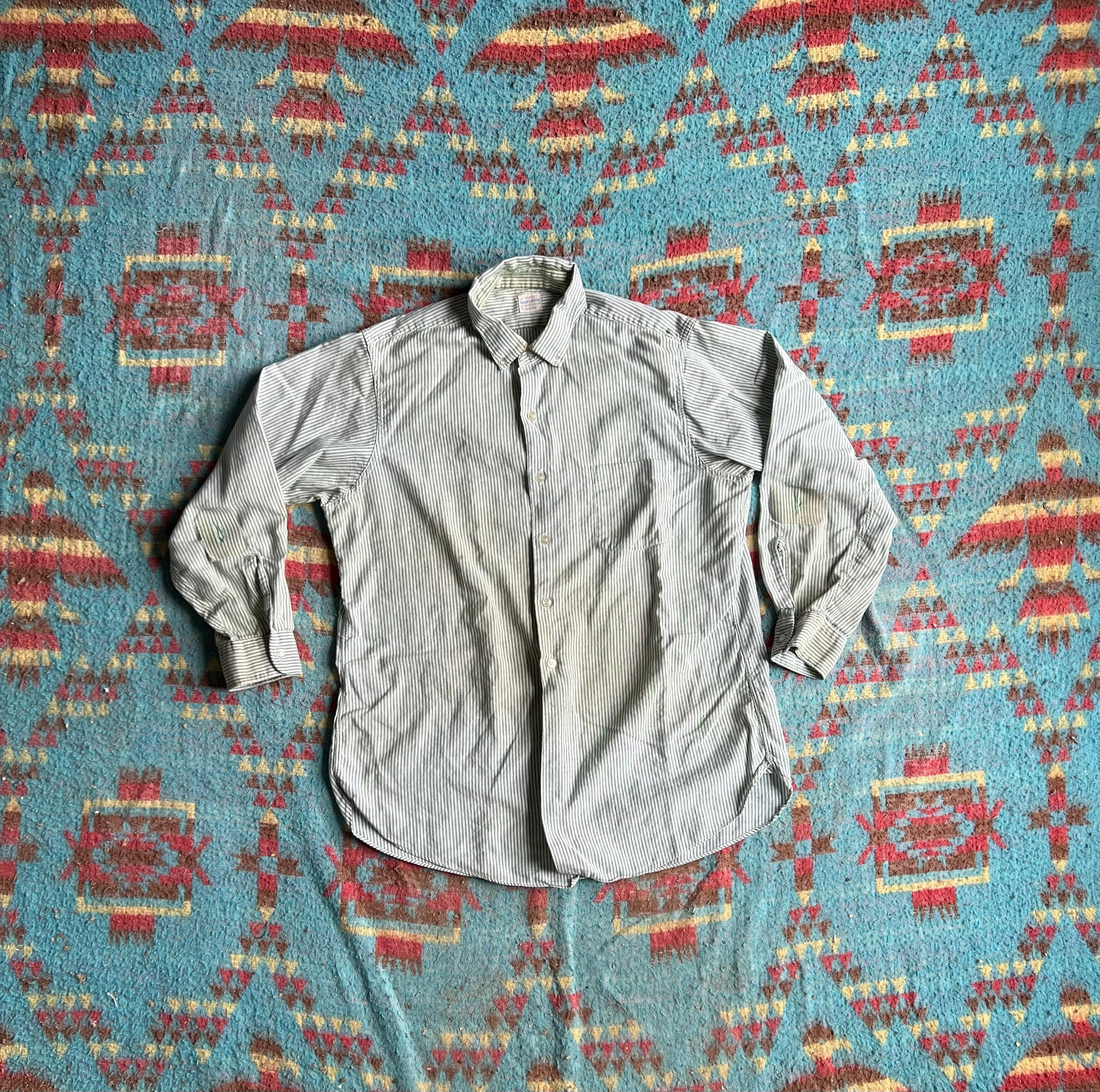 Vintage 50s Penneys Wash N Wear Button up Shirt - Etsy