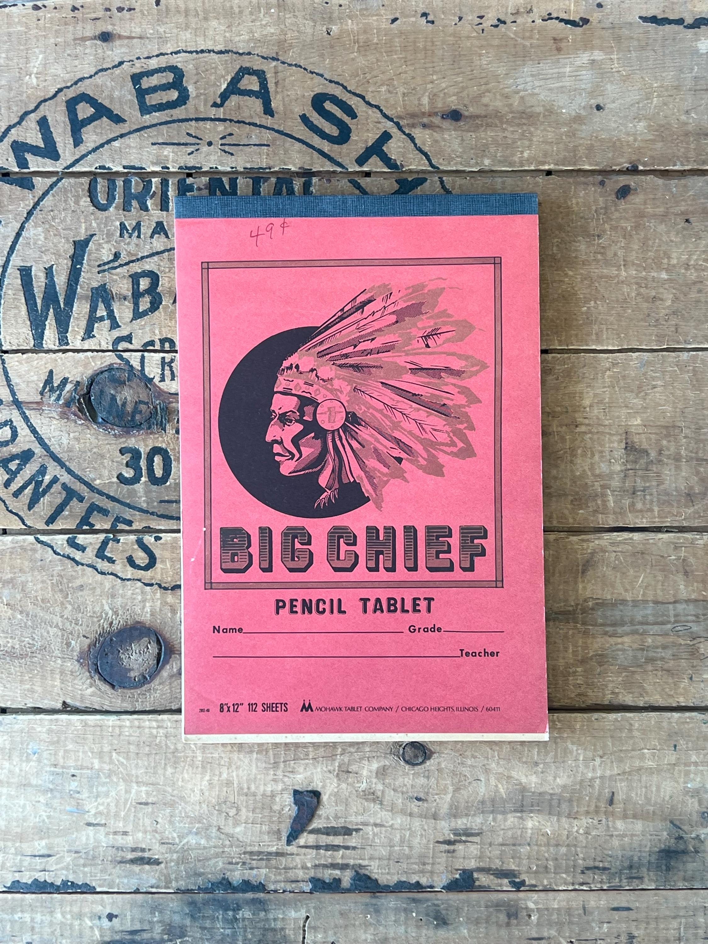 Chief Tablet Vintage Deadstock Big Chief Writing Tablet - Etsy