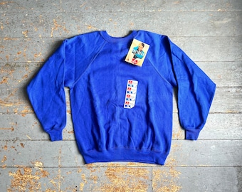 Vintage 1990s Deadstock Hanes Raglan Crewneck Sweatshirt