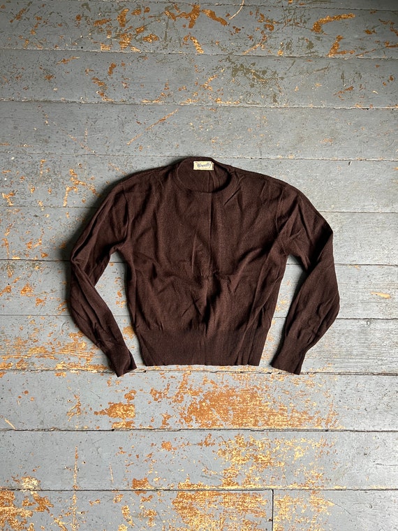 1950s Bradley Knitwear Zephyr Wool Sweater