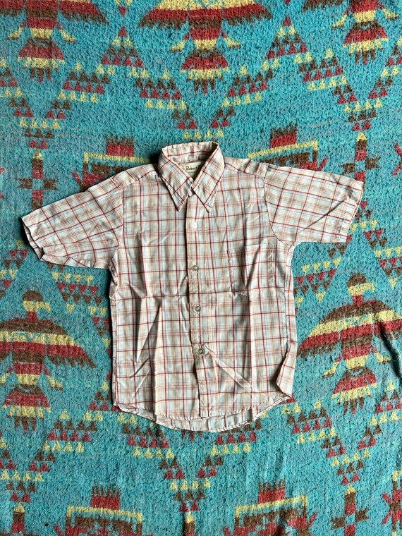 4 Vintage 70s Kids Button Up Shirt Lot - image 2