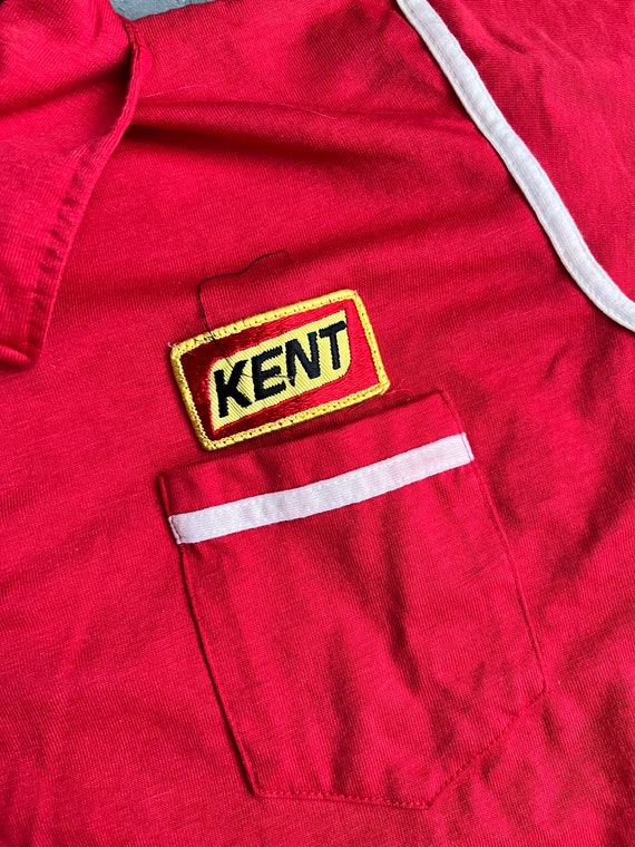Vintage 1980s Unitog Kent Feed Polo Work Shirt - image 3