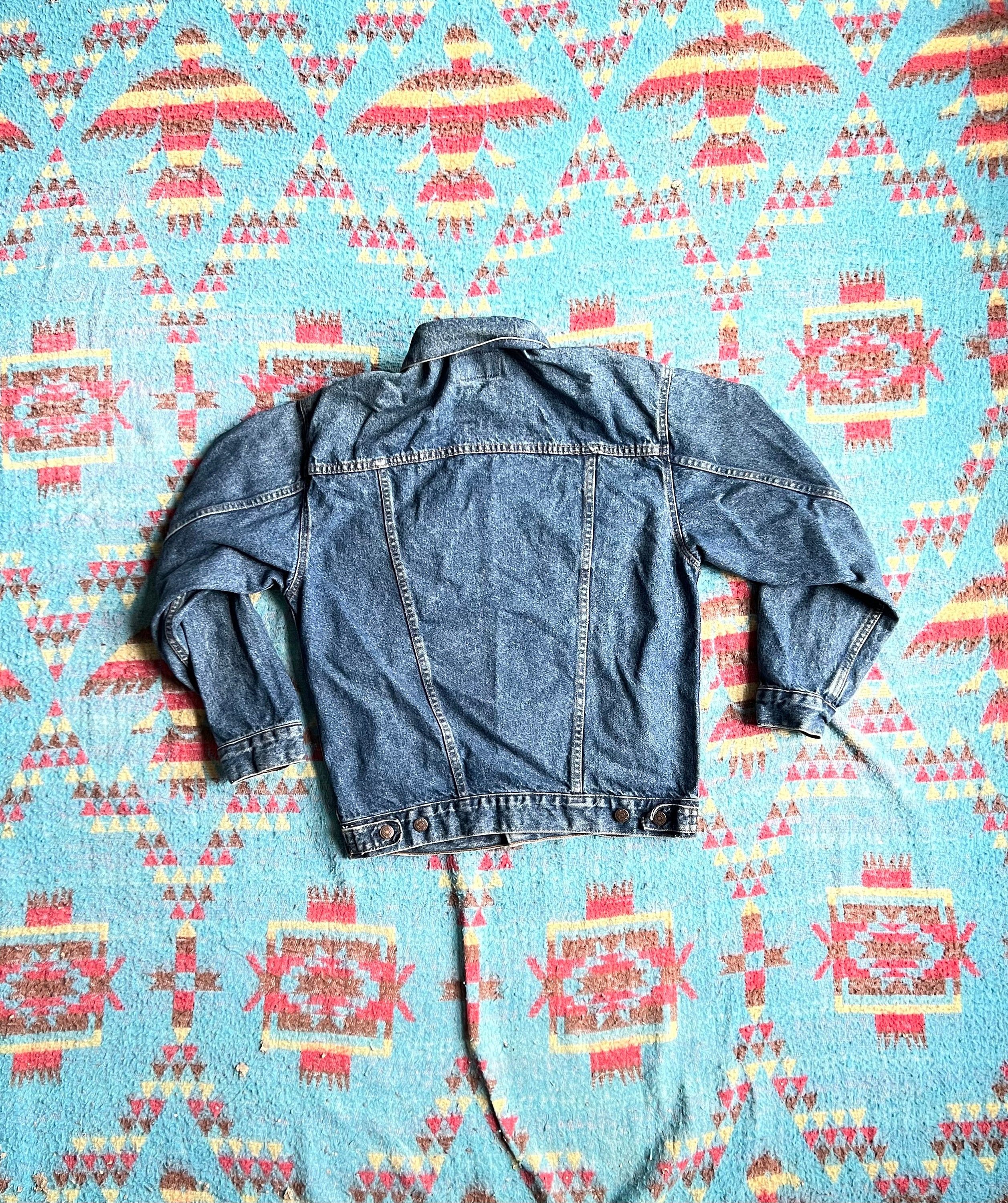 Vintage Levis Denim Trucker Jacket 57508-0218 Made in USA - Etsy