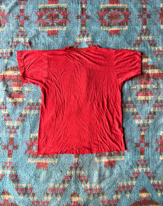 Vintage 1970s Novelty Engineering Thrashed Shirt - image 5
