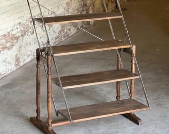 Antique Combination Table Bakers Rack - Etsy