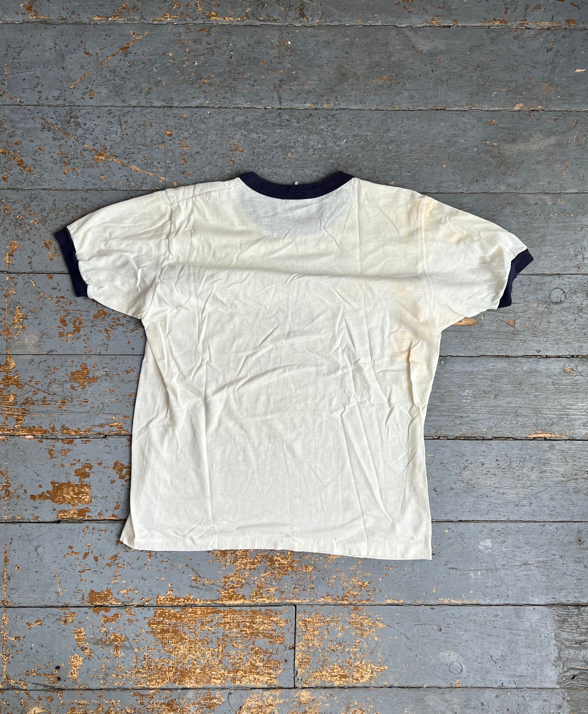 シャツ 70's USA ALABAMA college ringer vintage mens-original-retro-brand-