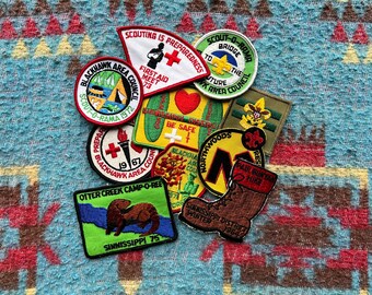 10 Vintage Boy Scout Patches BSA Troop
