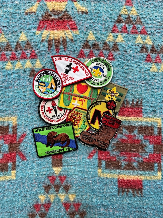 vintage boy scout patches Gem