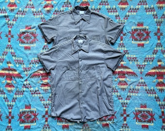 Pair of Vintage Osh Kosh Button-Up Work Shirts