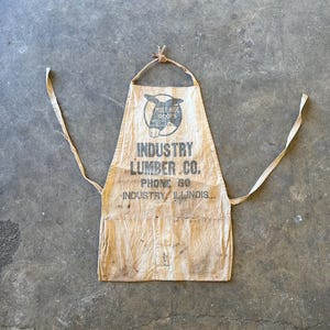Vintage 1950s Mule Hide Nail Apron Industry, IL - Etsy
