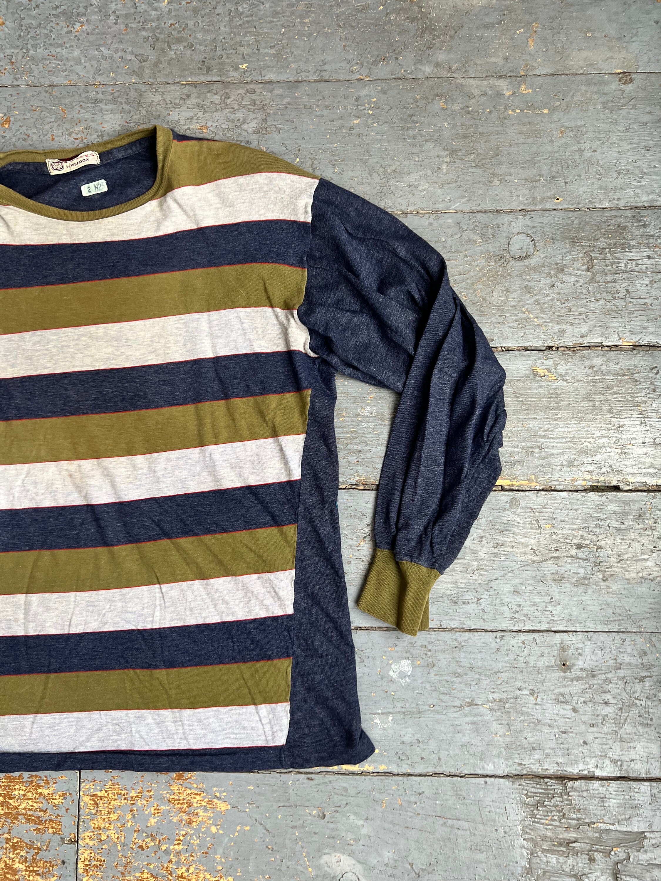 50s vintage Club Lounge by Weldon シャツ Vintage 60s Weldon Striped Shirt - Etsy