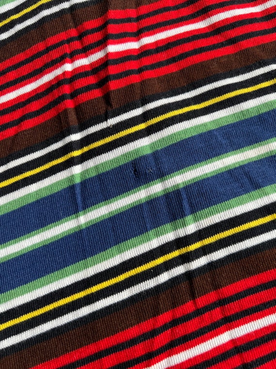 Vintage 1980s Kids Striped Atkinson Polo Shirt - image 5