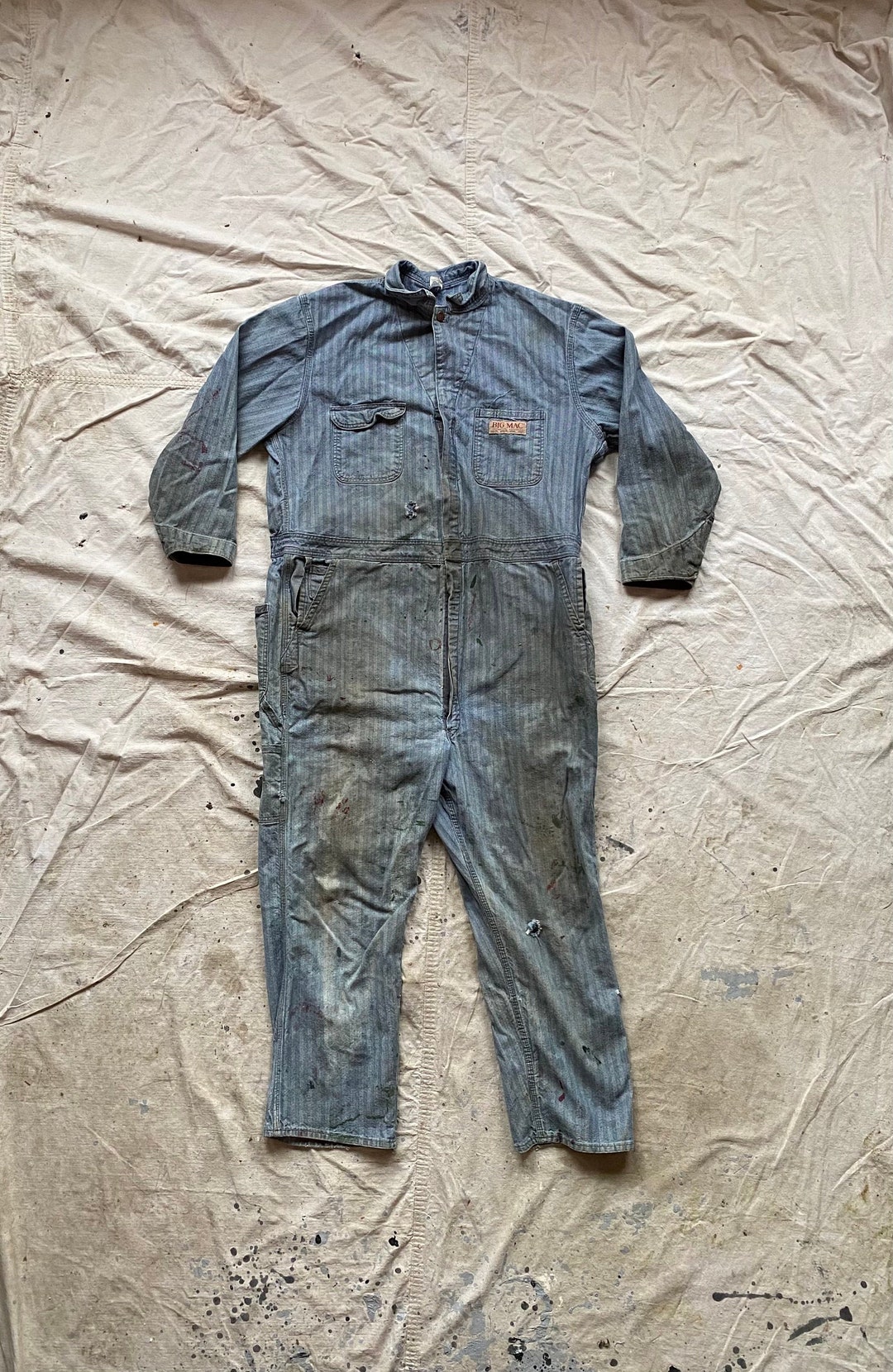 Vintage 70s Penneys Big Mac HBT Shop Coveralls - Etsy