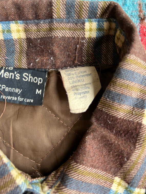 Vintage 70s Penney’s Plaid Flannel Shirt - image 4